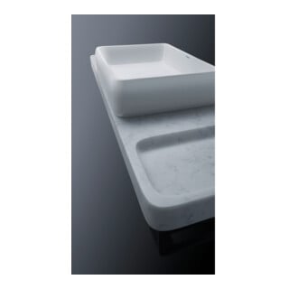 Duravit Waschtisch-Konsolen-Set Qatego 100x45x90cm, m K, K, Marm Struk. pol.