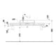 Duravit Waschtisch-Konsolen-Set Qatego 140x45x90cm, m K, Konsole, Lavica pol.