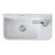 Duravit Waschtisch Me by Starck 40x22cm, HL R, o Ü, m HLB, we s-matt, WG-1