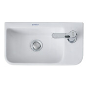 Duravit Waschtisch Me by Starck 40x22cm, HL R, o Ü, m HLB, we s-matt, WG