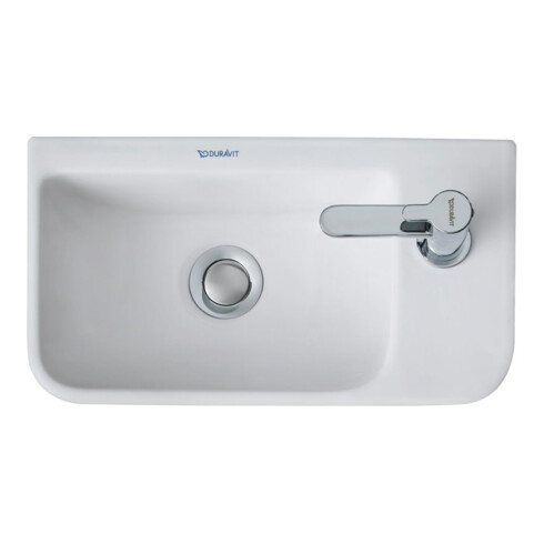 Duravit Waschtisch Me by Starck 40x22cm, HL R, o Ü, m HLB, we s-matt, WG