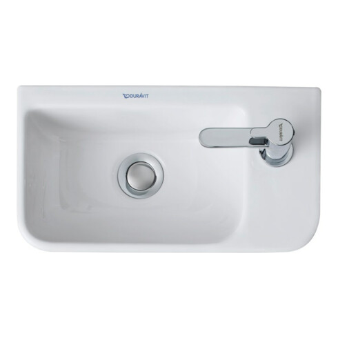 Duravit Waschtisch Me by Starck 40x22cm, HL re, o ÜL, m HLB, we WG