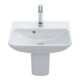 Duravit Waschtisch Me by Starck 45x32cm, m HL, ÜL, Hahnlochbank, weiß-1