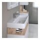 Duravit Waschtisch Qatego 100x47cm, we hgl, m Hahnl., ÜL, Hahnloch
