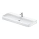 Duravit Waschtisch Qatego 120x47cm, m Hahnl., ÜL, Hahnloch, we hgl-1