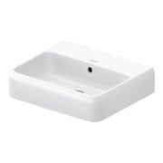 Duravit Waschtisch Qatego 50x42cm, w g, o. Hahnl., m ÜL, Hahnloch