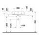 Duravit Waschtisch Qatego 50x42cm, we hgl, m Hahnl., ÜL, Hahnloch