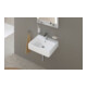 Duravit Waschtisch Qatego 60x47cm, we hgl, m Hahnl., ÜL, Hahnloch