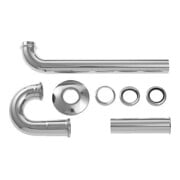 Duravit Waschtisch-Röhrensiphon Starck 1 1 1/4", Ablaufrohr 300mm, chrom