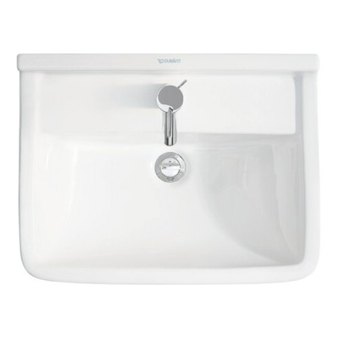 Duravit Waschtisch Starck 3 55x43cm, we, m HL, ÜL, Hahnlochbank