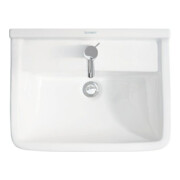 Duravit Waschtisch Starck 3 55x43cm, we, m HL, ÜL, Hahnlochbank