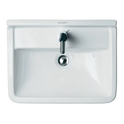 Duravit Waschtisch Starck 3 55x43cm, we, m HL, ÜL, Hahnlochbank