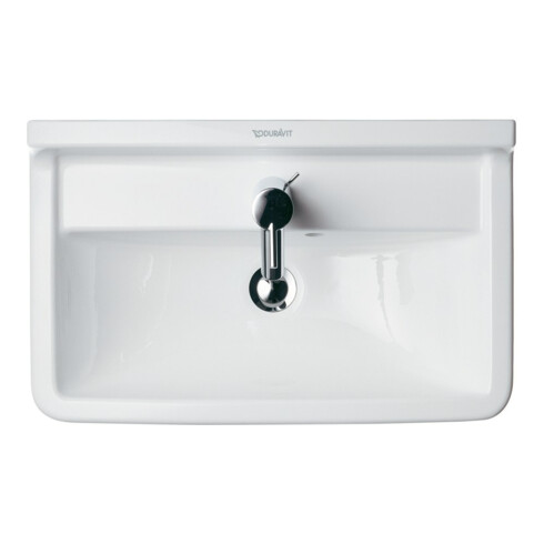 Duravit Waschtisch Starck 3 65x48,5cm, we, m HL, ÜL, Hahnlochbank