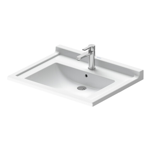 Duravit Waschtisch Starck 3 Vital 70x54,5cm, we, m HL, ÜL, HLB, barrieref.