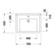 Duravit Waschtisch Starck 3 Vital 70x54,5cm, we, m HL, ÜL, HLB, barrieref.-5