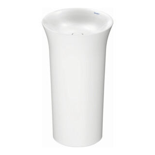 Duravit Waschtisch White Tulip d 500mm, frei., o. HL, ÜL, HLB, weiß