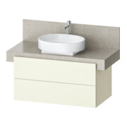 Duravit Waschtischunterschrank Balcoon 100x57x52,2cm, Elfenb. strukt., 2 SchKa.