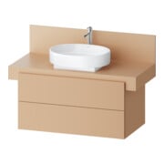 Duravit Waschtischunterschrank Balcoon 100x57x53,4cm, Terra strukt., 2 SchKa.