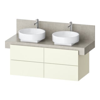 Duravit Waschtischunterschrank Balcoon 120x57x52,2cm, Elfenb. strukt., 4 SchKa.