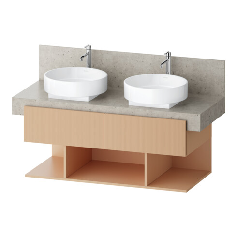 Duravit Waschtischunterschrank Balcoon 120x57x52,2cm, Ter str, 2 SBK, 3 off Fä