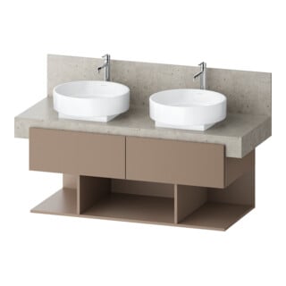 Duravit Waschtischunterschrank Balcoon 120x57x52,2cm, u str, 2 SBK, 3 off Fäch.