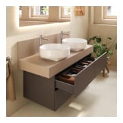 Duravit Waschtischunterschrank Balcoon 120x57x53,4cm, braun strukt., 4 SchKa.-4