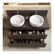 Duravit Waschtischunterschrank Balcoon 120x57x53,4cm, braun strukt., 4 SchKa.-5