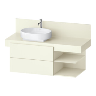 Duravit Waschtischunterschrank Balcoon 120x57x53,4cm, el str, 2 SBK, Beck. li