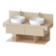 Duravit Waschtischunterschrank Balcoon 120x57x53,4cm, s.b str, 2 SBK, 3 off Fä-1