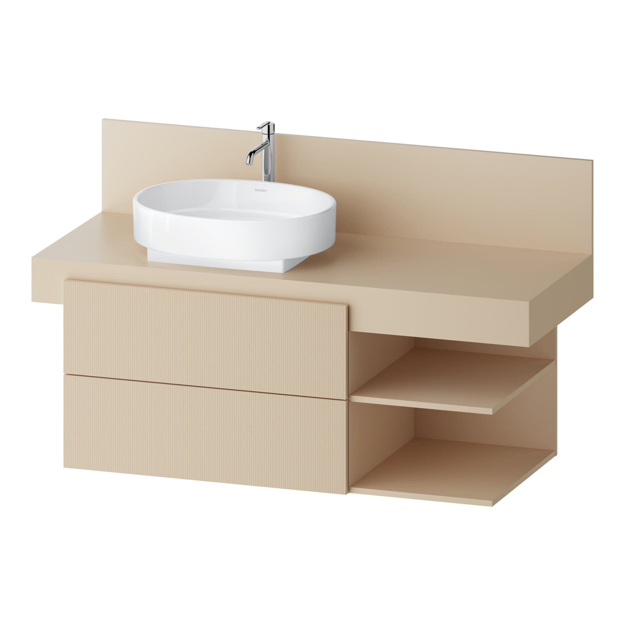 Duravit Waschtischunterschrank Balcoon 120x57x53,4cm, s.b str, 2 SBK, Beck. li