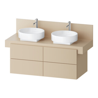Duravit Waschtischunterschrank Balcoon 120x57x53,4cm, s.beige strukt., 4 SchKa.