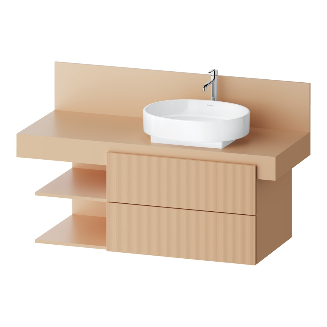 Duravit Waschtischunterschrank Balcoon 120x57x53,4cm, Ter str, 2 SBK, Beck. re