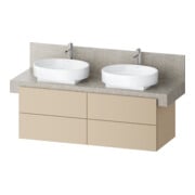 Duravit Waschtischunterschrank Balcoon 140x57x52,2cm, s.beige strukt., 4 SchKa.-1