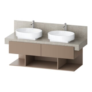 Duravit Waschtischunterschrank Balcoon 140x57x52,2cm, u str, 2 SBK, 3 off Fäch.