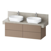 Duravit Waschtischunterschrank Balcoon 140x57x52,2cm, umb strukt., 4 SchKa.