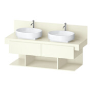 Duravit Waschtischunterschrank Balcoon 140x57x53,4cm, el str, 2 SBK, 3 off Fä