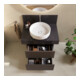 Duravit Waschtischunterschrank Balcoon 60x57x52,2cm, braun strukt., 2 SchKa.
