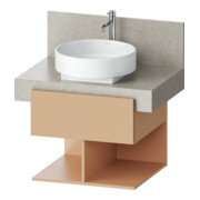 Duravit Waschtischunterschrank Balcoon 60x57x52,2cm, Ter str, 1 Kast, 2 off Fä-1