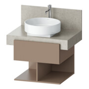 Duravit Waschtischunterschrank Balcoon 60x57x52,2cm, u str, 1 Kast, 2 off Fäch.