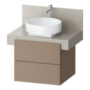 Duravit Waschtischunterschrank Balcoon 60x57x52,2cm, umb strukt., 2 Schubkästen-1