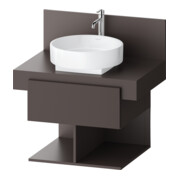 Duravit Waschtischunterschrank Balcoon 60x57x53,4cm, br str, 1 Kast, 2 off Fä