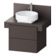 Duravit Waschtischunterschrank Balcoon 60x57x53,4cm, braun strukt., 2 SchKa.-1