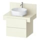 Duravit Waschtischunterschrank Balcoon 60x57x53,4cm, Elfenb. strukt., 2 SchKa.-1