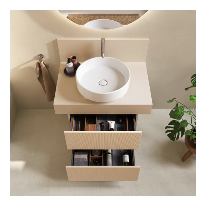Duravit Waschtischunterschrank Balcoon 60x57x53,4cm, s.beige strukt., 2 SchKa.