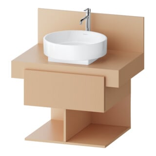 Duravit Waschtischunterschrank Balcoon 60x57x53,4cm, Ter str, 1 Kast, 2 off Fä