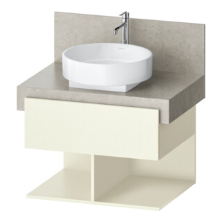 Duravit Waschtischunterschrank Balcoon 70x57x52,2cm, el str, 2 SBK, 2 off Fäch.