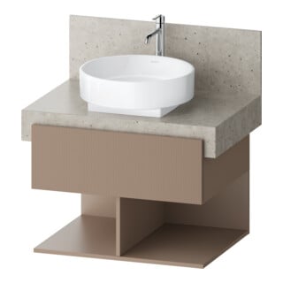 Duravit Waschtischunterschrank Balcoon 70x57x52,2cm, u str, 2 SBK, 2 off Fäch.