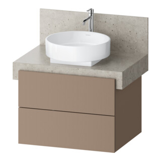 Duravit Waschtischunterschrank Balcoon 70x57x52,2cm, umb strukt., 2 Schubkästen