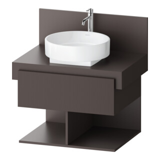 Duravit Waschtischunterschrank Balcoon 70x57x53,4cm, br str, 2 SBK, 2 off Fäch.