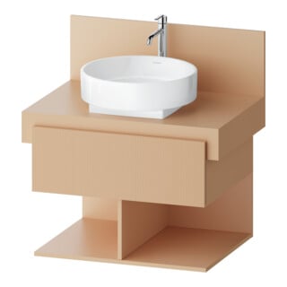 Duravit Waschtischunterschrank Balcoon 70x57x53,4cm, Ter str, 2 SBK, 2 off Fä